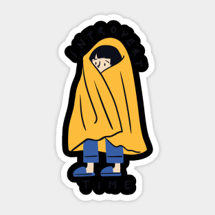 Introvert time Sticker